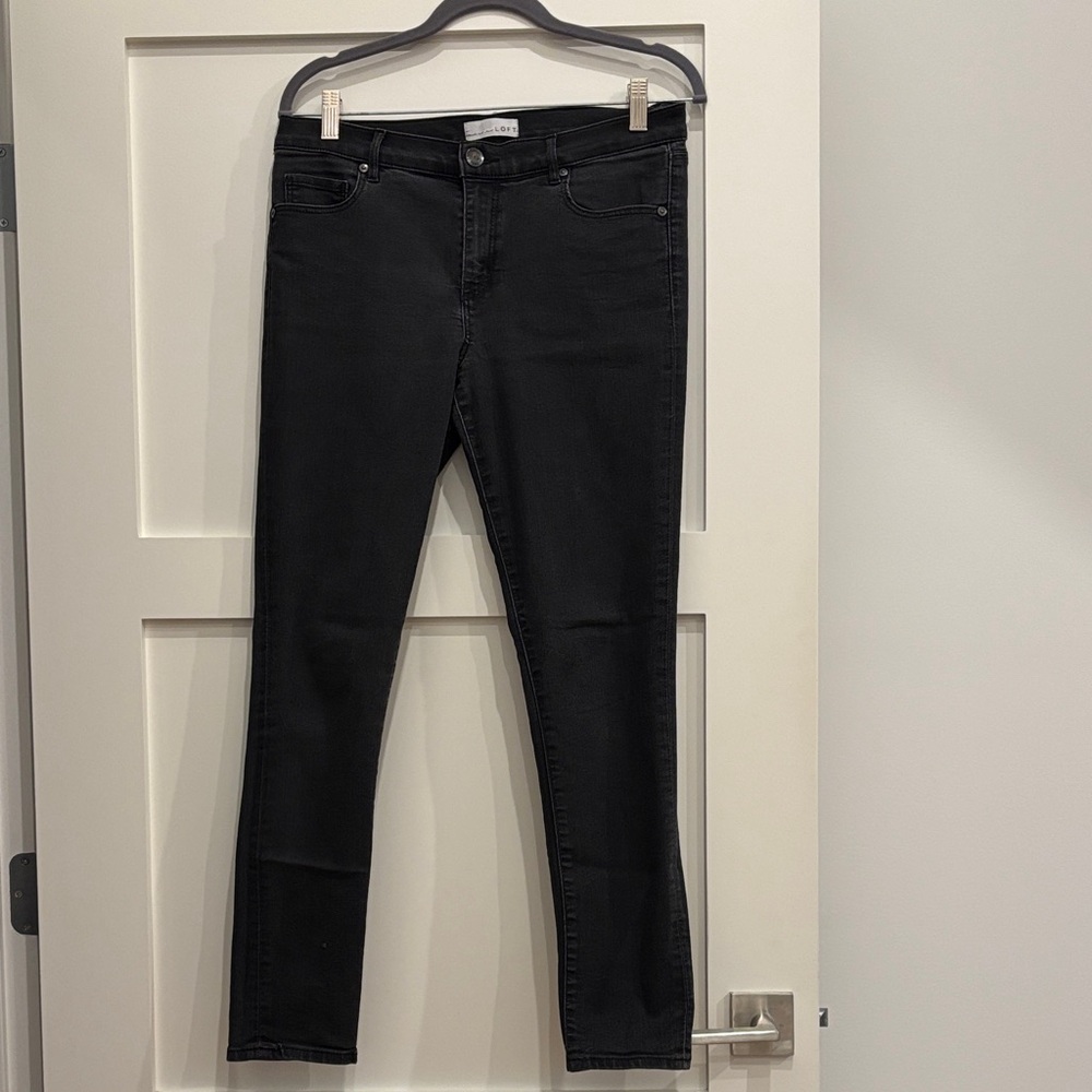 Loft Black Skinny Jeans